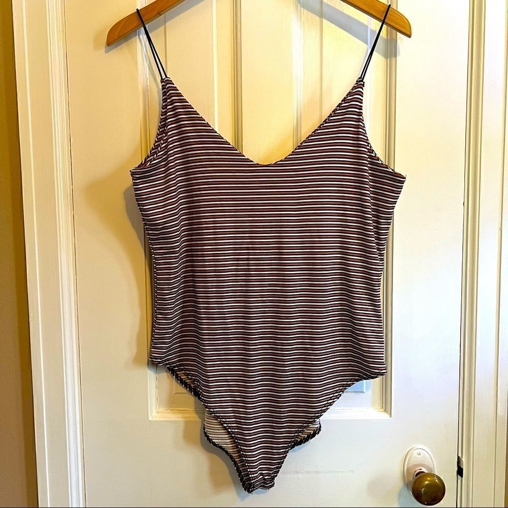 Gaze striped body suit 